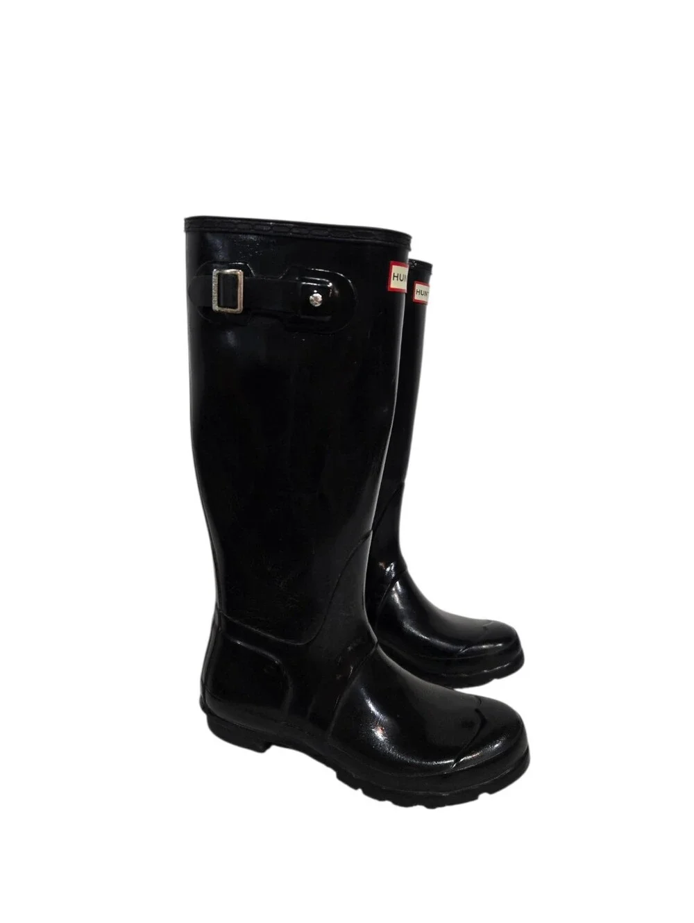 Hunter Black Gloss Tall Boots